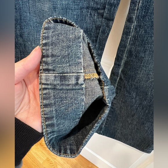 Old Navy Boot Cut Low Rise Denim Jeans Size 2 - Picture 9 of 13